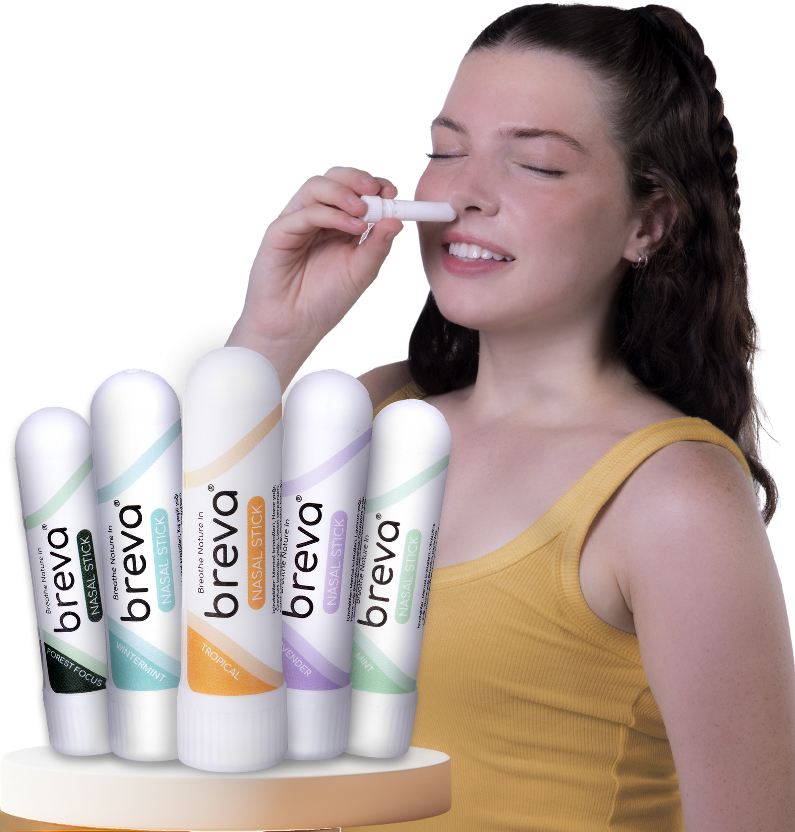Breva Nasal Stick — 5 doğal aroma